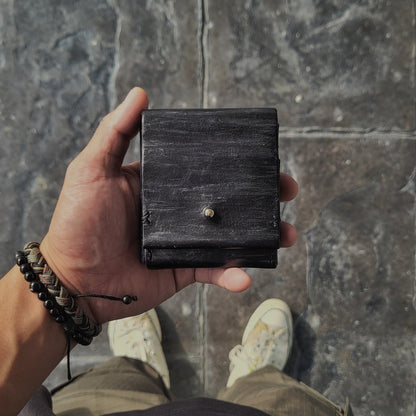 W1 Wallet - Black Marbled